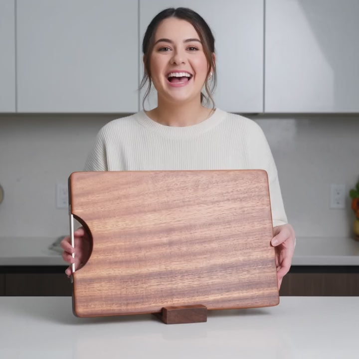 Premium Ebony Wood Cutting Board – Solid, Durable & Built for Real Kitchens